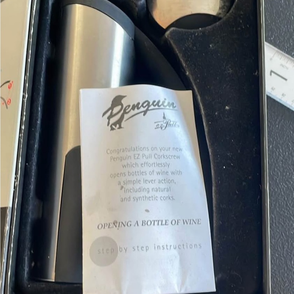 Penguin Wine Bottle Opener with Corkscrew